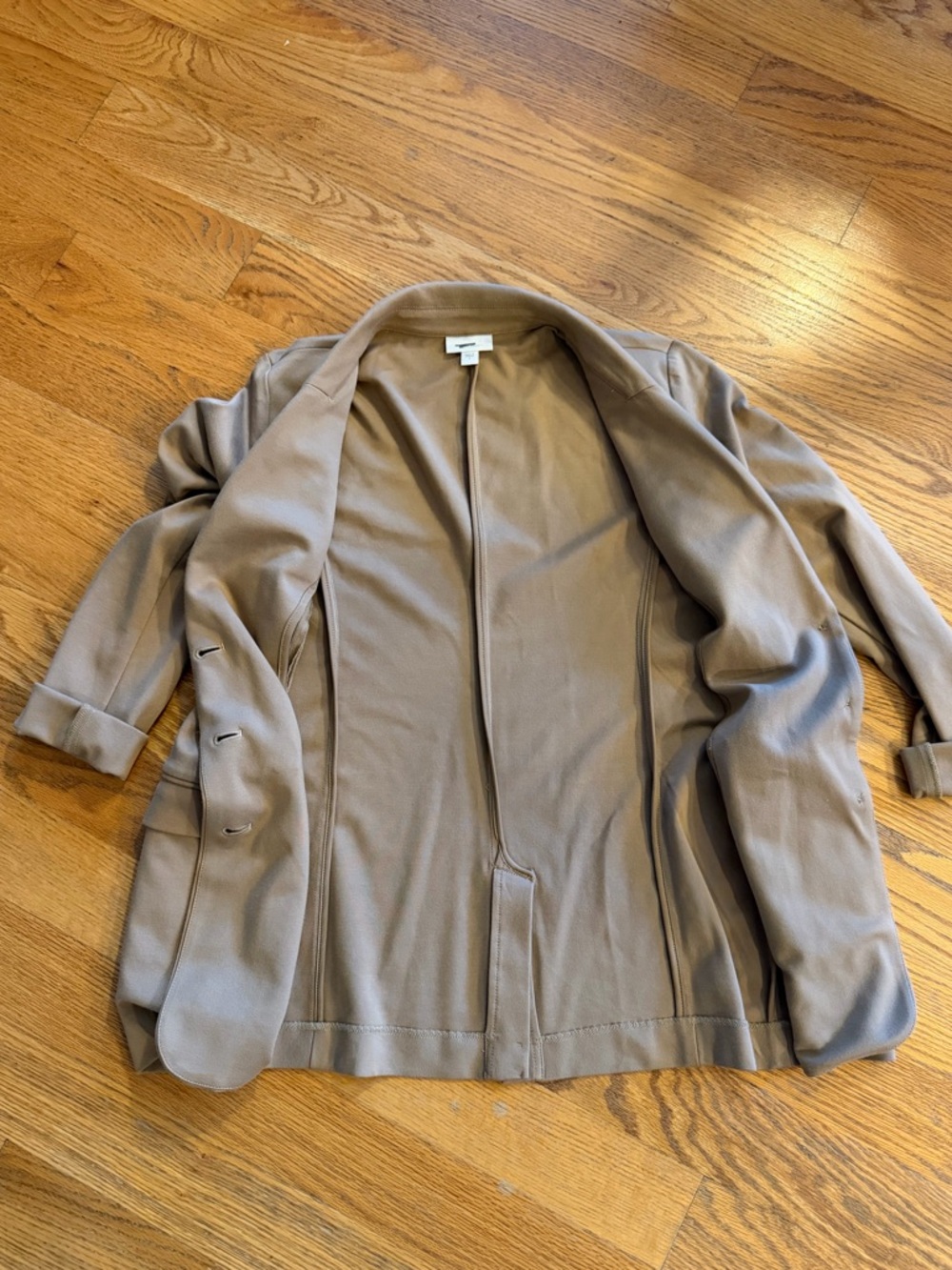 J. Jill Longline Ponte Blazer in Camel - Picture 7 of 7